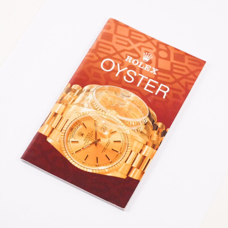 Original Rolex Oyster Booklet Catalog 18238 16570 16520 16710 etc Rare ENG 1993