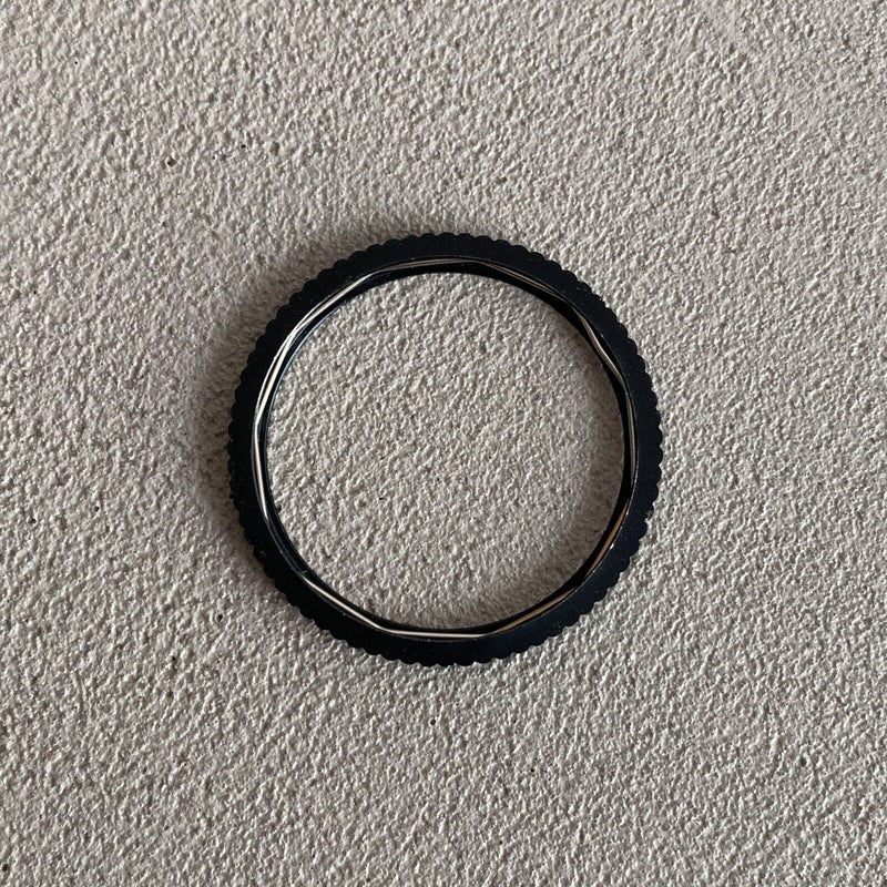 Vintage Black Diver Watch Bezel Spare Replacement 36,2mm-30,1mm