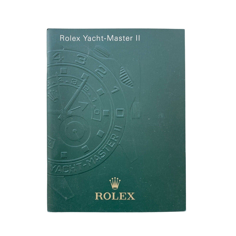 Original Rolex Green Booklet Yacht-Master II Manual Italian 3.2007