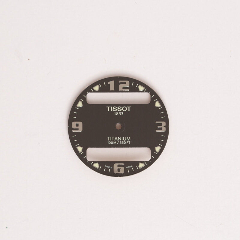 Original Tissot 1853 Titanium Double Led 100M/330Ft Dial NOS