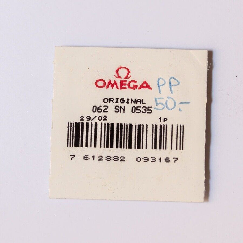 Original Omega Sapphire Glass 062SN0535 Signed Ref.196.02XX