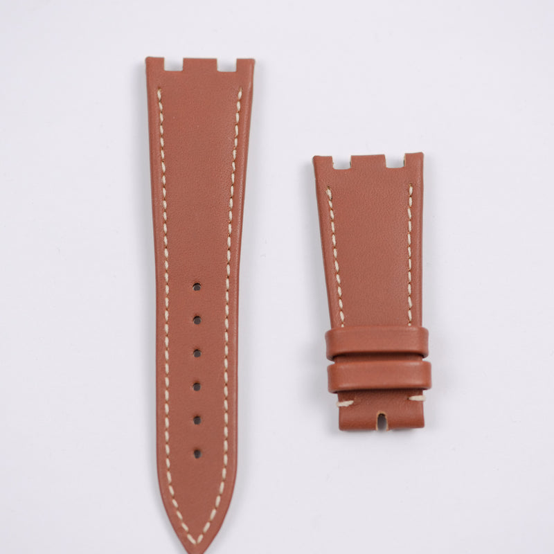 Original Audemars Piguet Brown Leather Bracelet 22 mm for Royal Oak